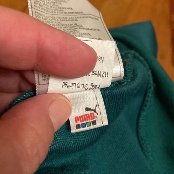 Puma Track Jacket- Green 24mo - Picture 7 of 8